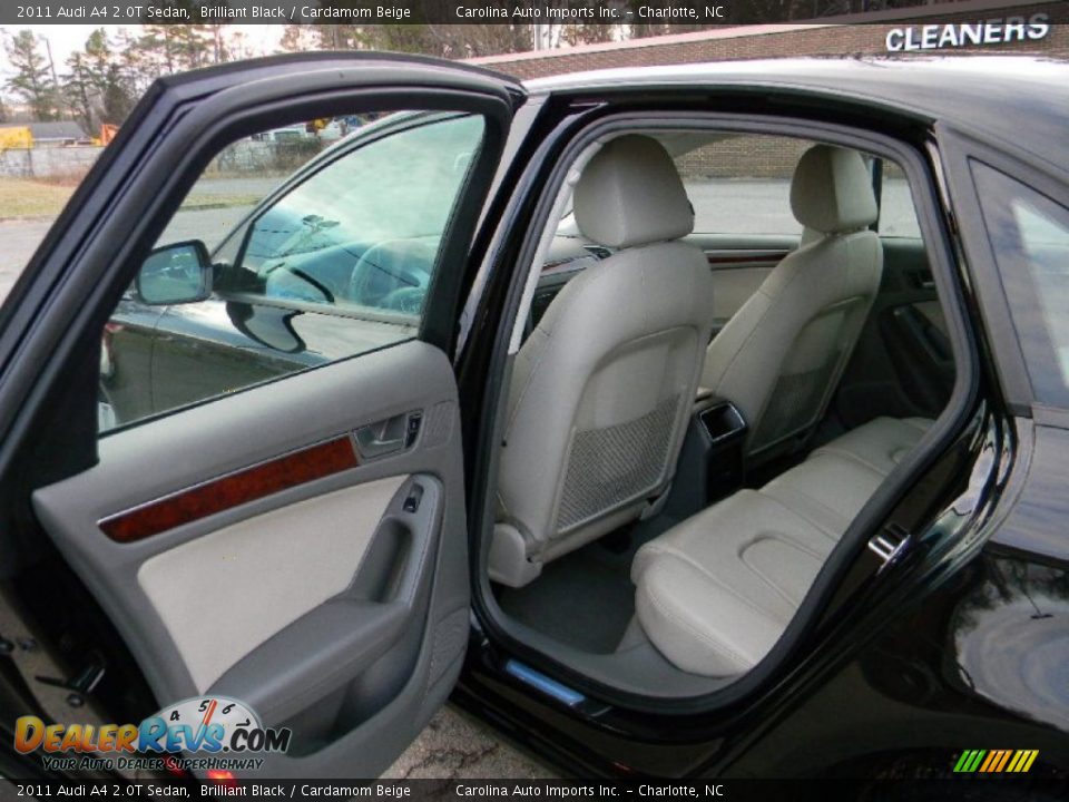 2011 Audi A4 2.0T Sedan Brilliant Black / Cardamom Beige Photo #20