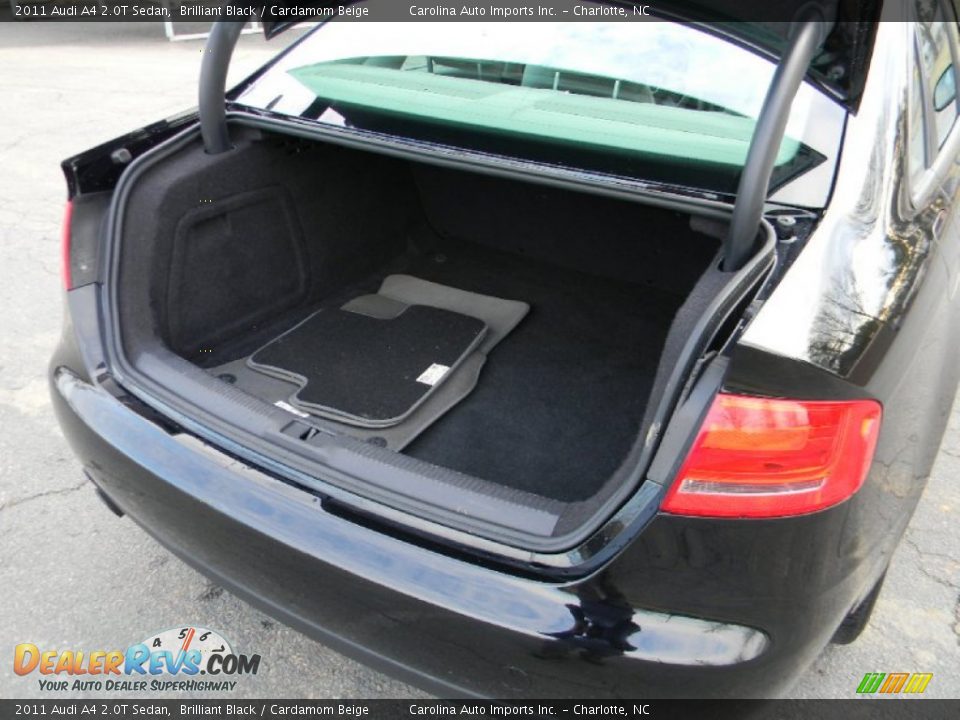2011 Audi A4 2.0T Sedan Brilliant Black / Cardamom Beige Photo #21