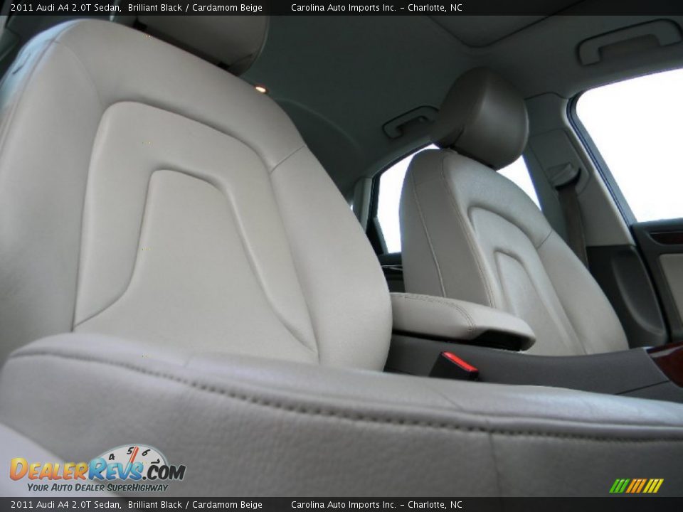 2011 Audi A4 2.0T Sedan Brilliant Black / Cardamom Beige Photo #23