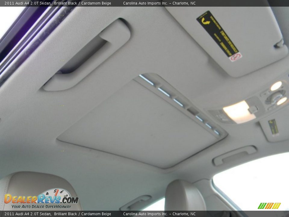 2011 Audi A4 2.0T Sedan Brilliant Black / Cardamom Beige Photo #24