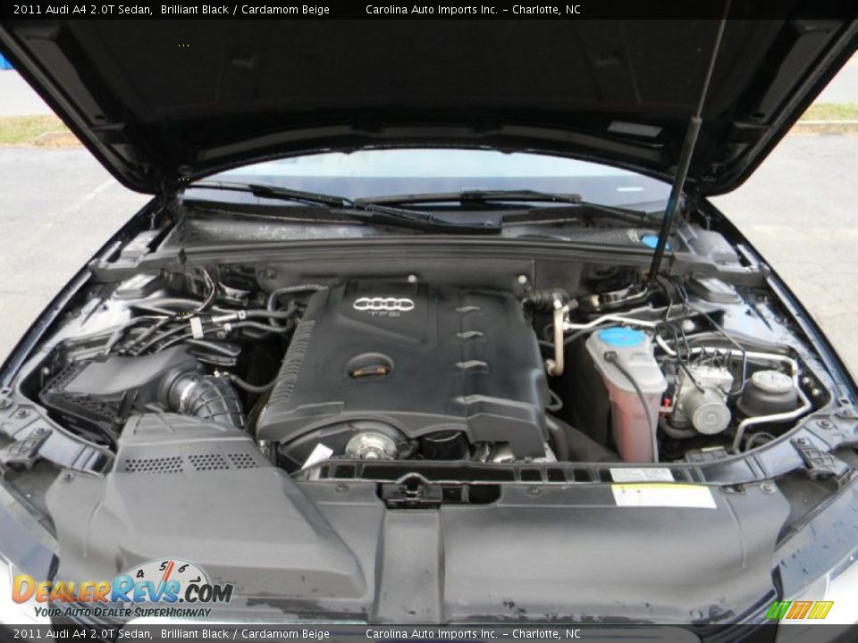 2011 Audi A4 2.0T Sedan Brilliant Black / Cardamom Beige Photo #25