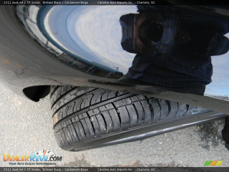 2011 Audi A4 2.0T Sedan Brilliant Black / Cardamom Beige Photo #27