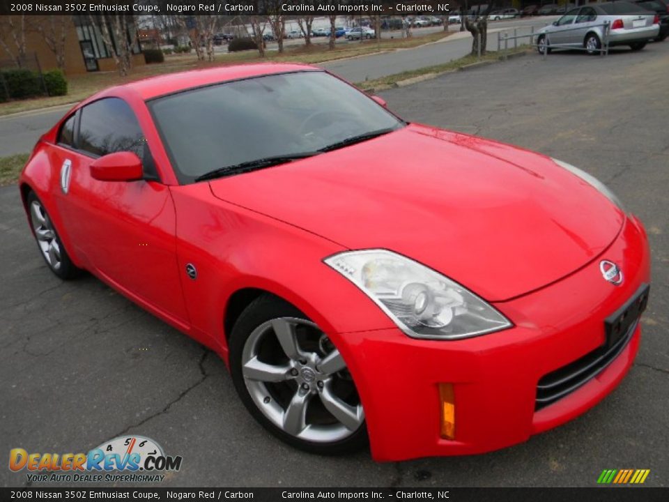 Front 3/4 View of 2008 Nissan 350Z Enthusiast Coupe Photo #3