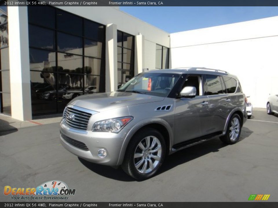 Front 3/4 View of 2012 Infiniti QX 56 4WD Photo #1