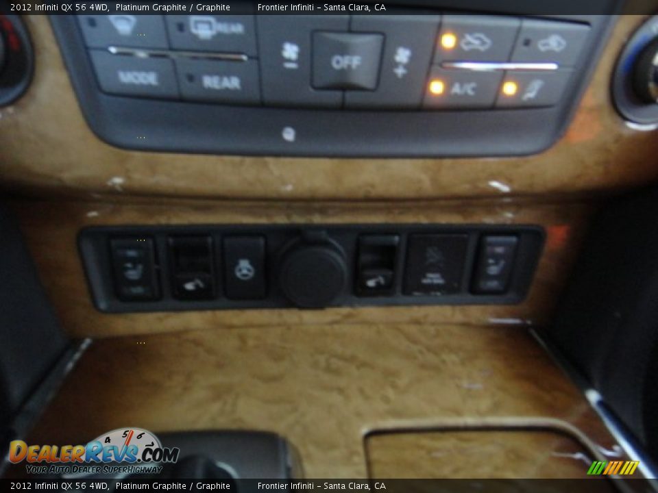 2012 Infiniti QX 56 4WD Platinum Graphite / Graphite Photo #15