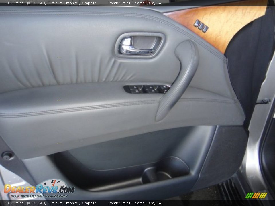 2012 Infiniti QX 56 4WD Platinum Graphite / Graphite Photo #22