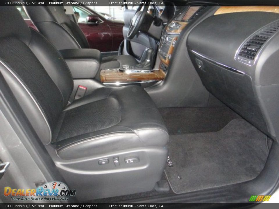 2012 Infiniti QX 56 4WD Platinum Graphite / Graphite Photo #33