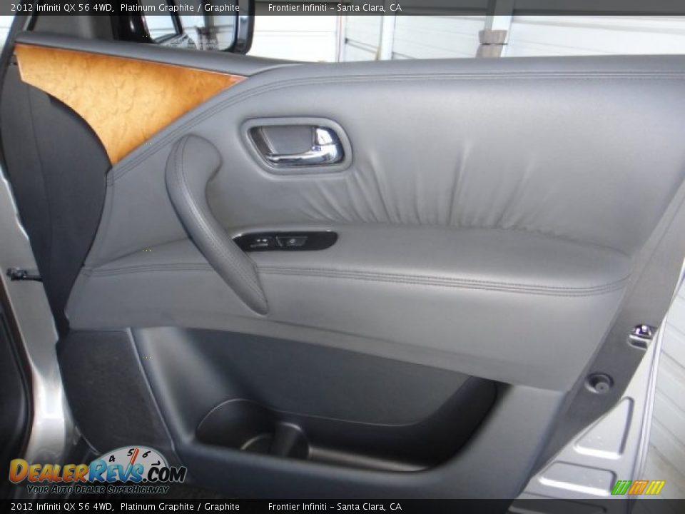 2012 Infiniti QX 56 4WD Platinum Graphite / Graphite Photo #34