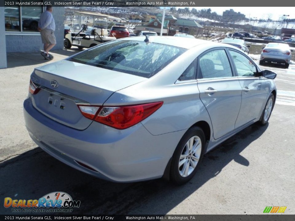 2013 Hyundai Sonata GLS Iridescent Silver Blue Pearl / Gray Photo #8