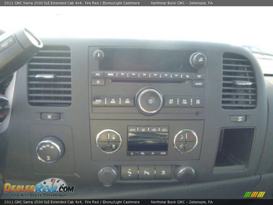 2011 GMC Sierra 1500 SLE Extended Cab 4x4 Fire Red / Ebony/Light Cashmere Photo #14