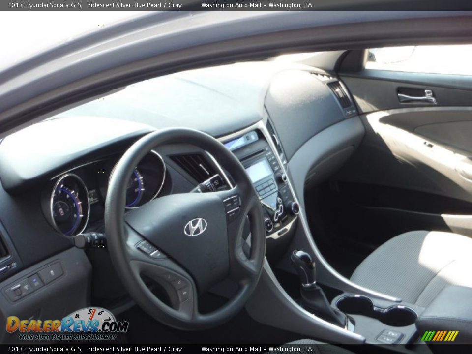 2013 Hyundai Sonata GLS Iridescent Silver Blue Pearl / Gray Photo #10