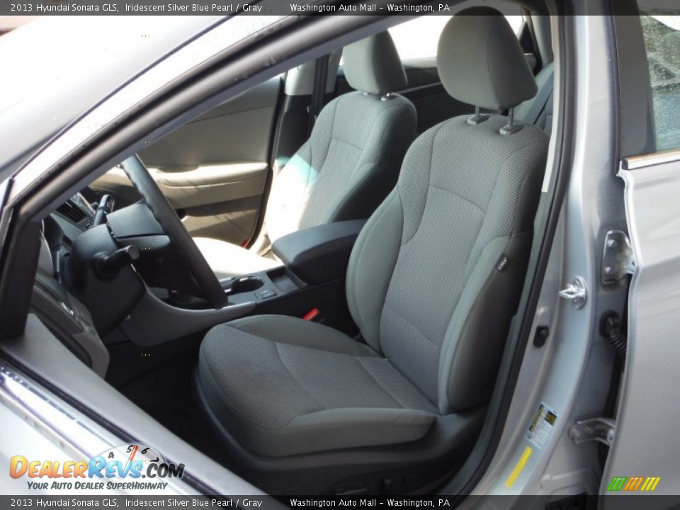 2013 Hyundai Sonata GLS Iridescent Silver Blue Pearl / Gray Photo #11