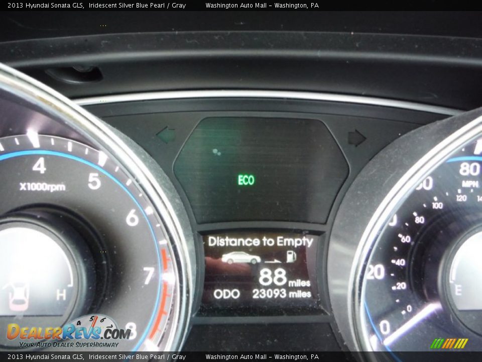 2013 Hyundai Sonata GLS Iridescent Silver Blue Pearl / Gray Photo #20