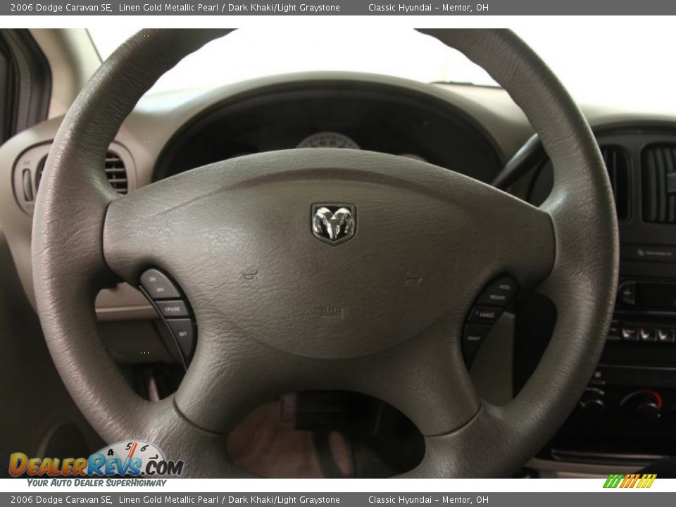 2006 Dodge Caravan SE Steering Wheel Photo #6
