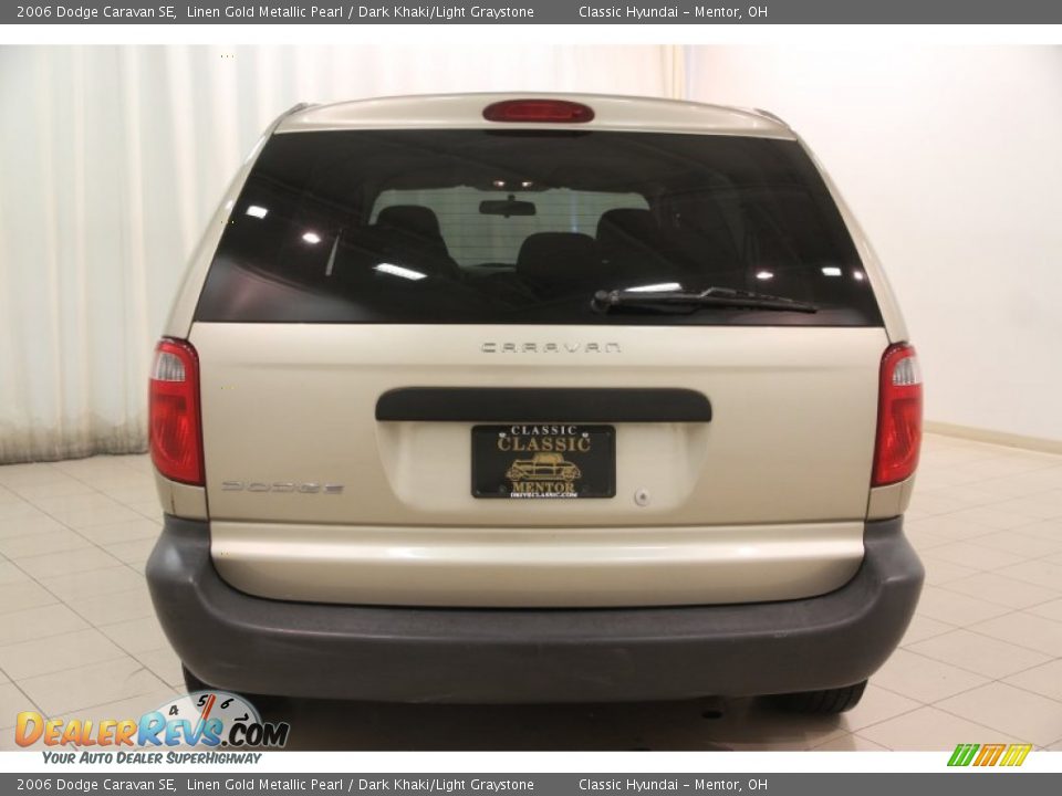 2006 Dodge Caravan SE Linen Gold Metallic Pearl / Dark Khaki/Light Graystone Photo #14