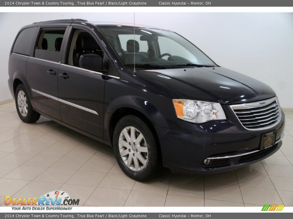 2014 Chrysler Town & Country Touring True Blue Pearl / Black/Light Graystone Photo #1