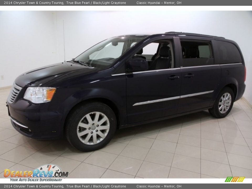 2014 Chrysler Town & Country Touring True Blue Pearl / Black/Light Graystone Photo #3