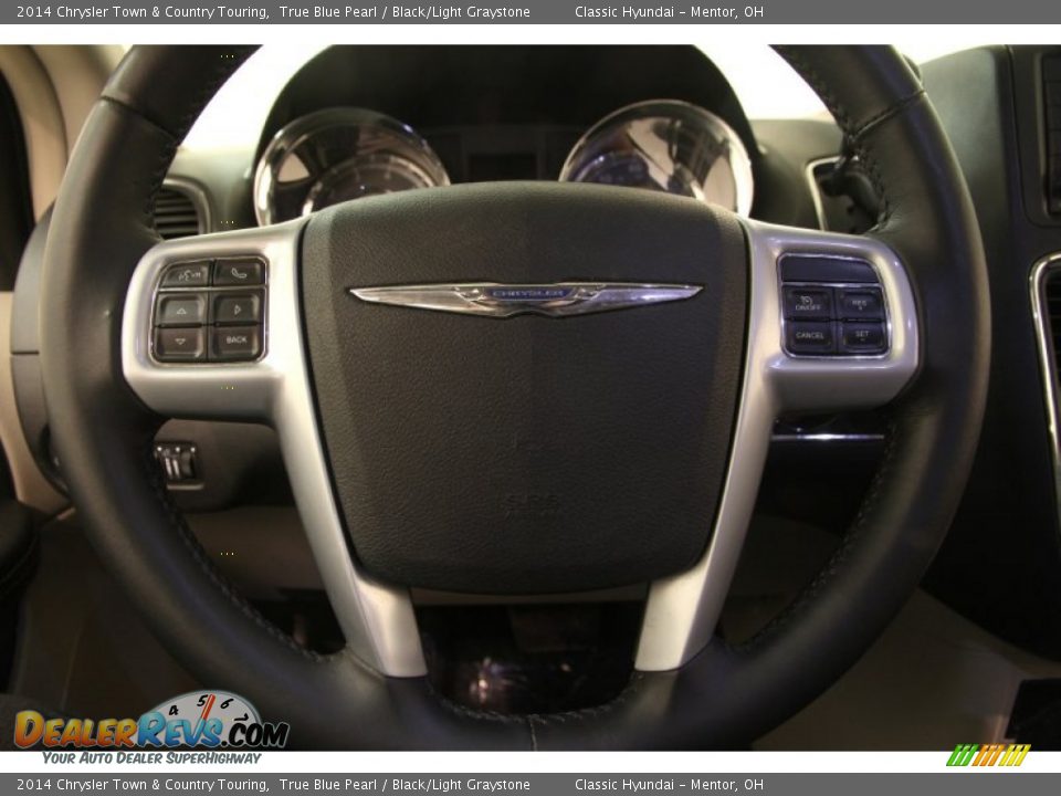 2014 Chrysler Town & Country Touring True Blue Pearl / Black/Light Graystone Photo #6