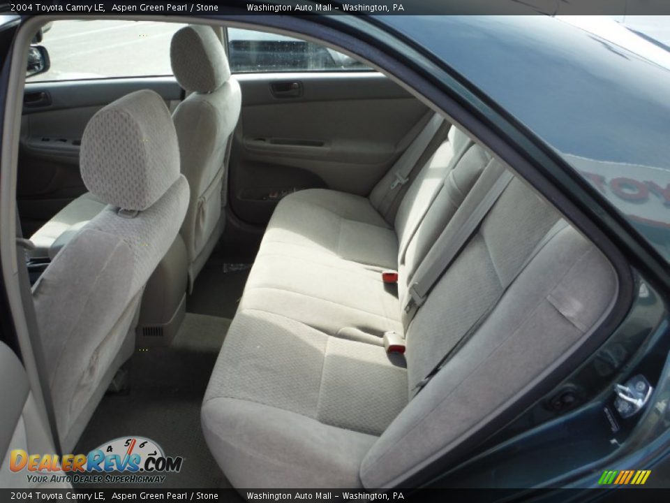 2004 Toyota Camry LE Aspen Green Pearl / Stone Photo #15