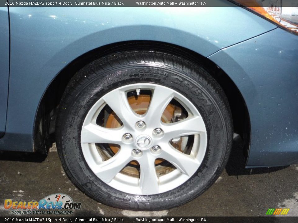 2010 Mazda MAZDA3 i Sport 4 Door Gunmetal Blue Mica / Black Photo #3