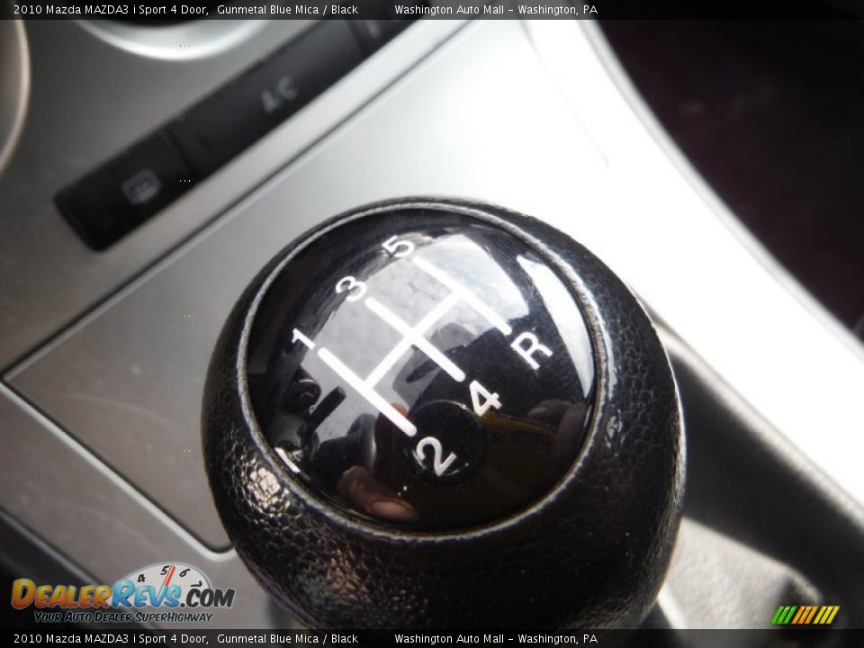 2010 Mazda MAZDA3 i Sport 4 Door Gunmetal Blue Mica / Black Photo #17