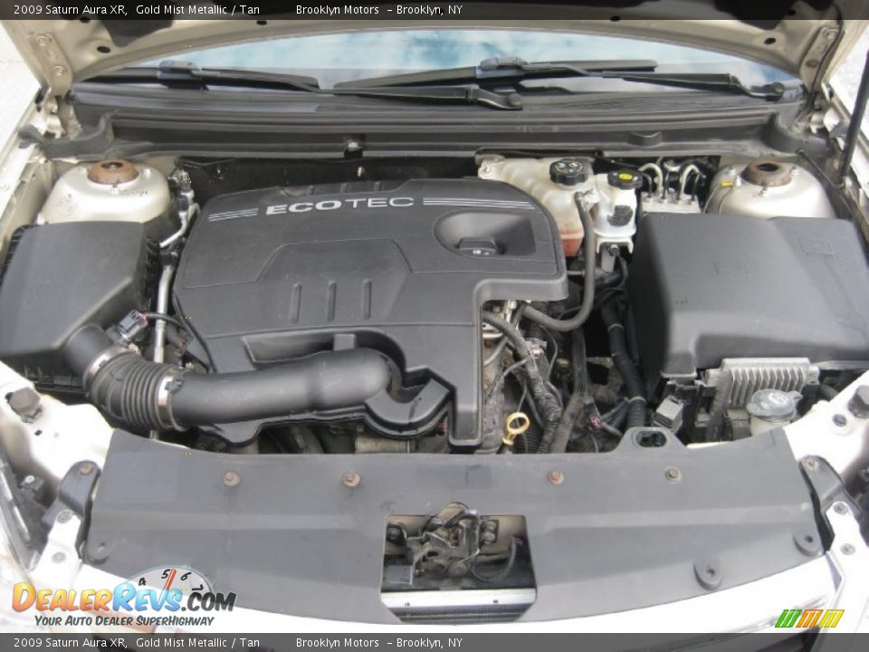 2009 Saturn Aura XR 2.4 Liter DOHC 16-Valve Ecotec 4 Cylinder Engine Photo #18