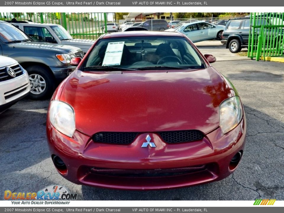 2007 Mitsubishi Eclipse GS Coupe Ultra Red Pearl / Dark Charcoal Photo #31