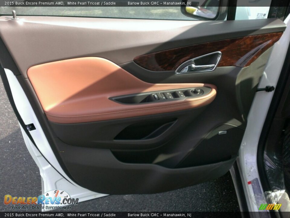 2015 Buick Encore Premium AWD White Pearl Tricoat / Saddle Photo #7