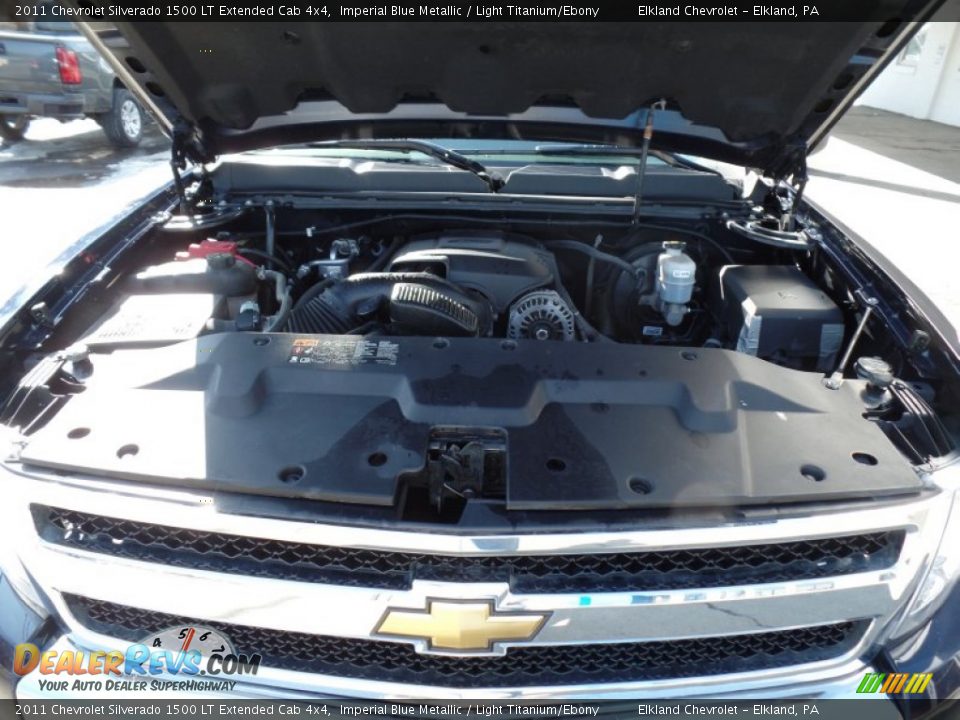 2011 Chevrolet Silverado 1500 LT Extended Cab 4x4 Imperial Blue Metallic / Light Titanium/Ebony Photo #17