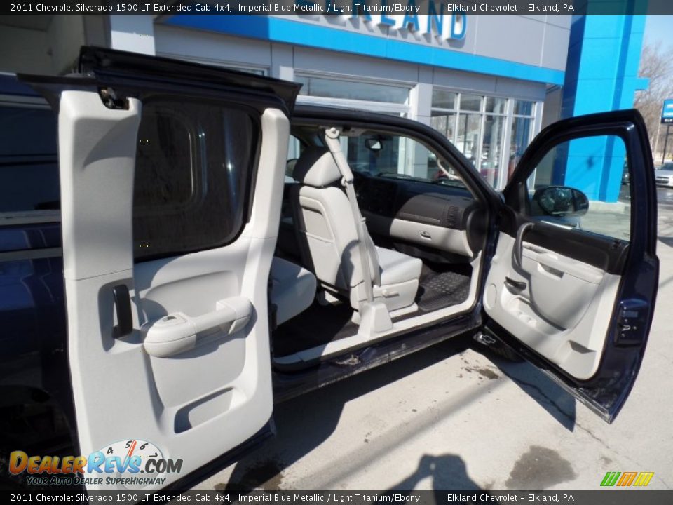 2011 Chevrolet Silverado 1500 LT Extended Cab 4x4 Imperial Blue Metallic / Light Titanium/Ebony Photo #23