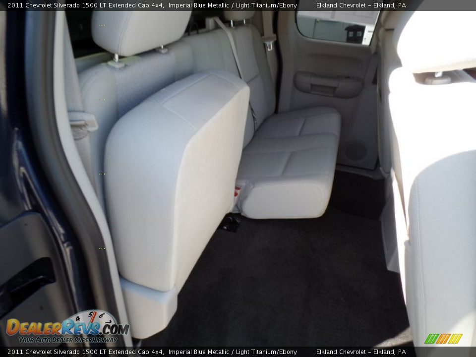 2011 Chevrolet Silverado 1500 LT Extended Cab 4x4 Imperial Blue Metallic / Light Titanium/Ebony Photo #25