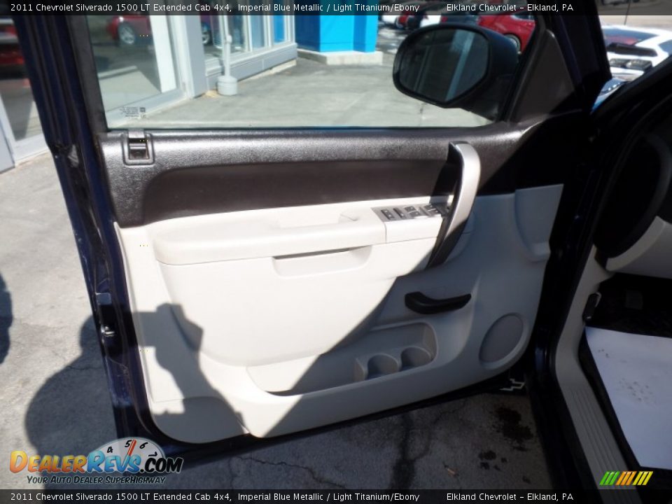2011 Chevrolet Silverado 1500 LT Extended Cab 4x4 Imperial Blue Metallic / Light Titanium/Ebony Photo #29