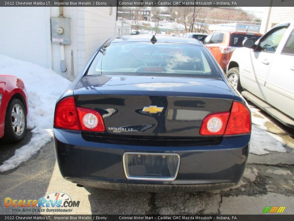 2012 Chevrolet Malibu LT Imperial Blue Metallic / Ebony Photo #3