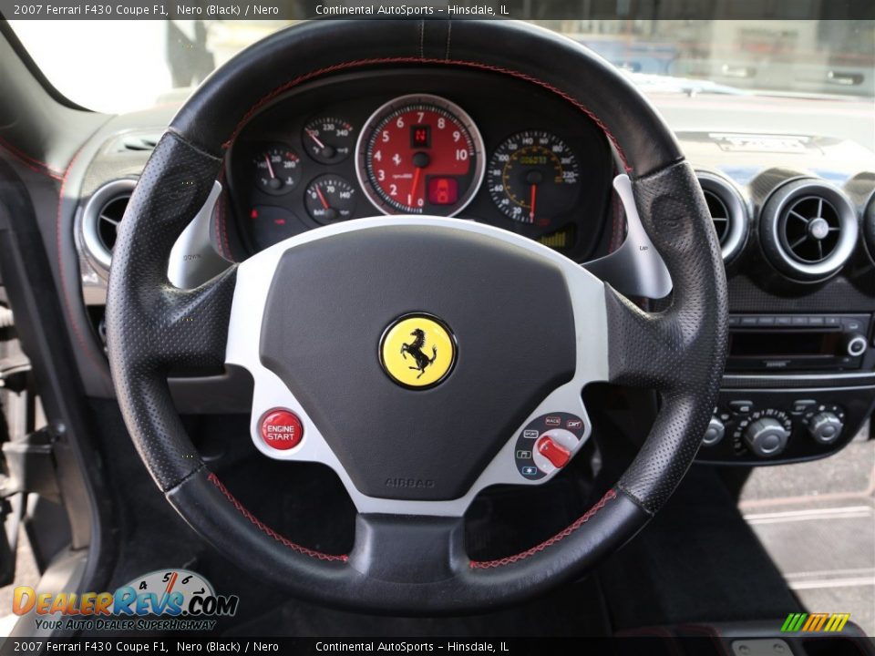 2007 Ferrari F430 Coupe F1 Steering Wheel Photo #14