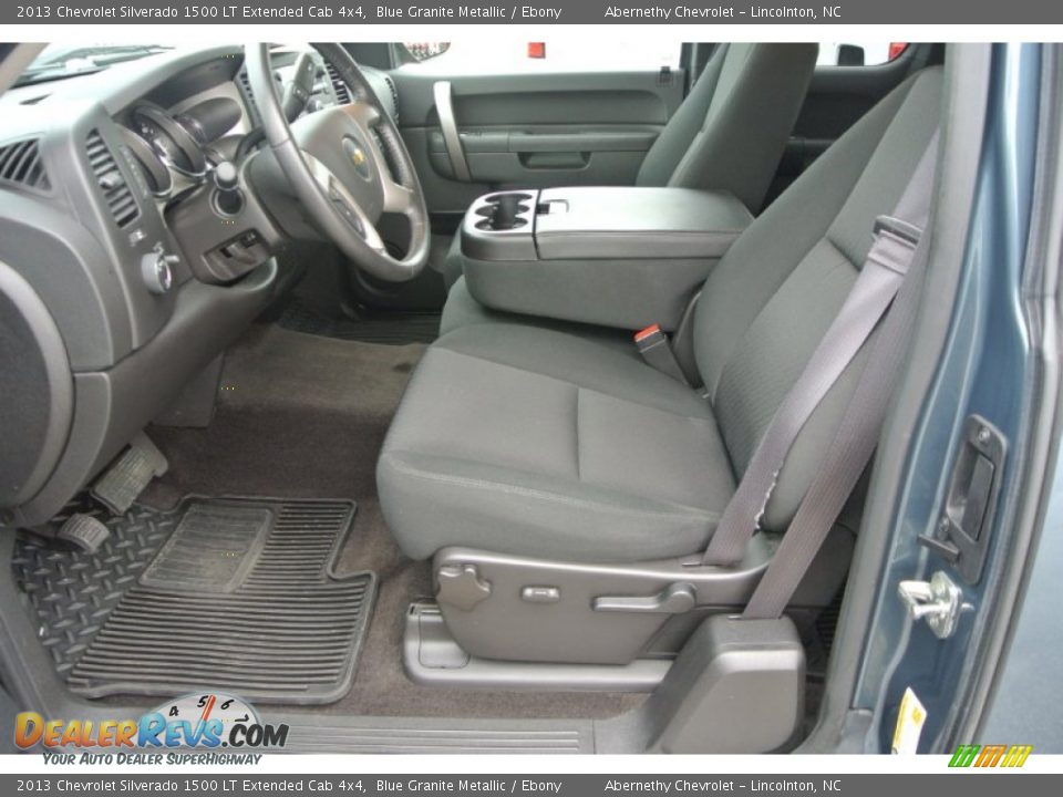 2013 Chevrolet Silverado 1500 LT Extended Cab 4x4 Blue Granite Metallic / Ebony Photo #8