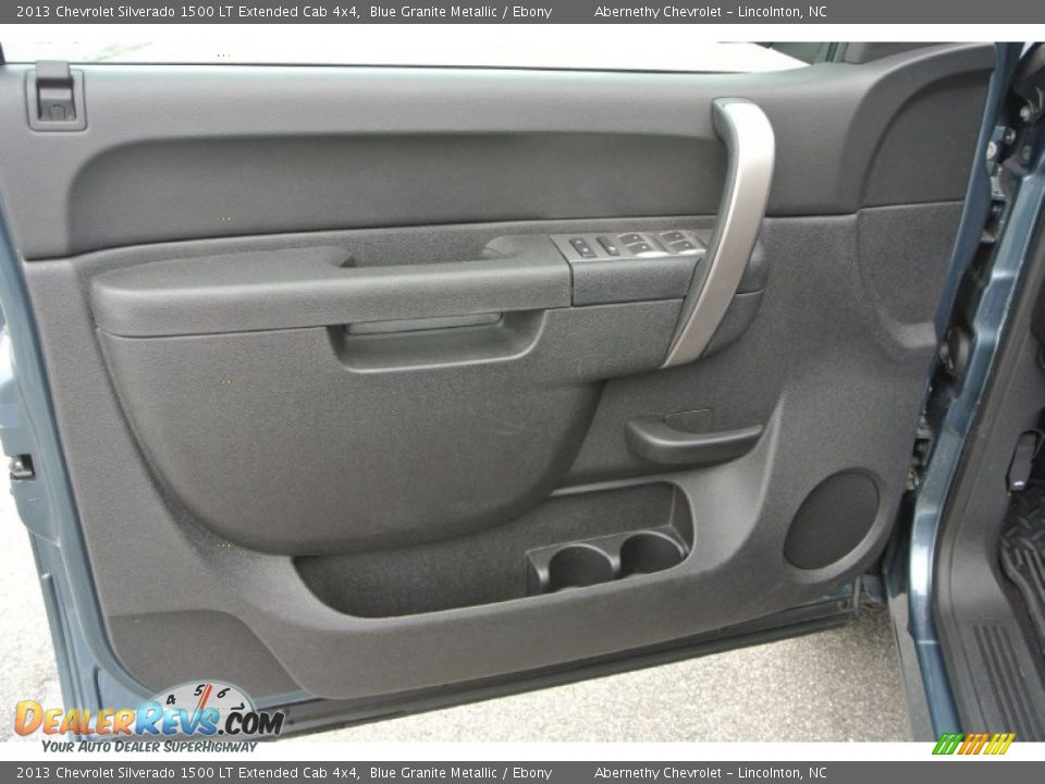 2013 Chevrolet Silverado 1500 LT Extended Cab 4x4 Blue Granite Metallic / Ebony Photo #10