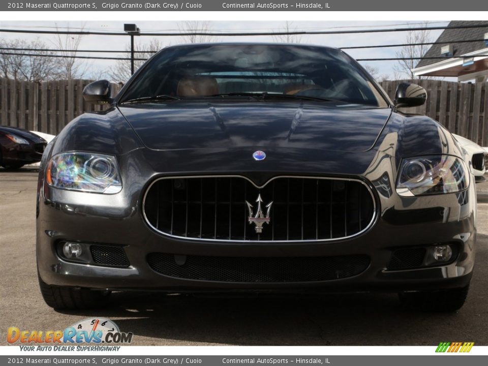 2012 Maserati Quattroporte S Grigio Granito (Dark Grey) / Cuoio Photo #7
