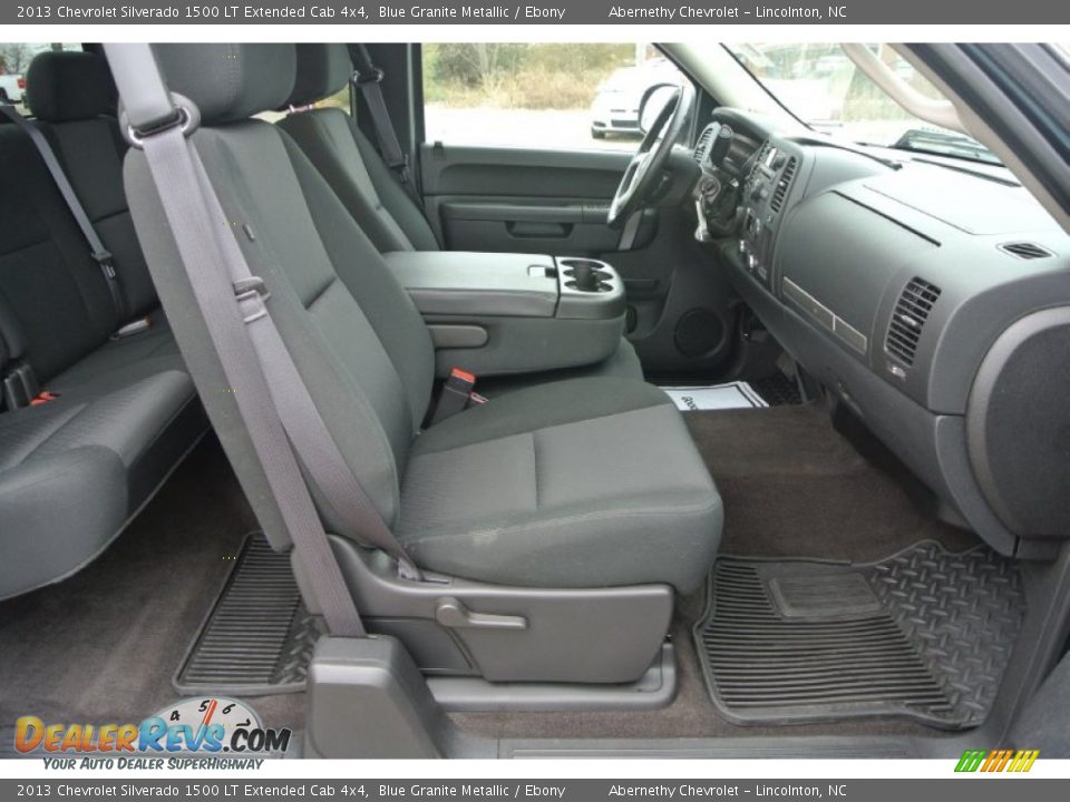 2013 Chevrolet Silverado 1500 LT Extended Cab 4x4 Blue Granite Metallic / Ebony Photo #19