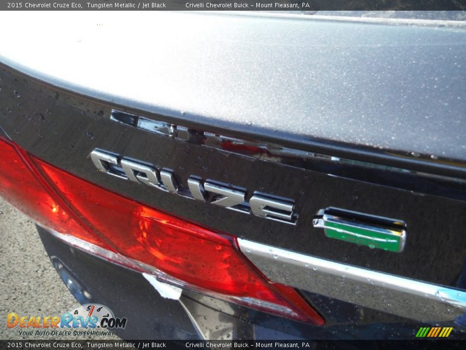 2015 Chevrolet Cruze Eco Tungsten Metallic / Jet Black Photo #7