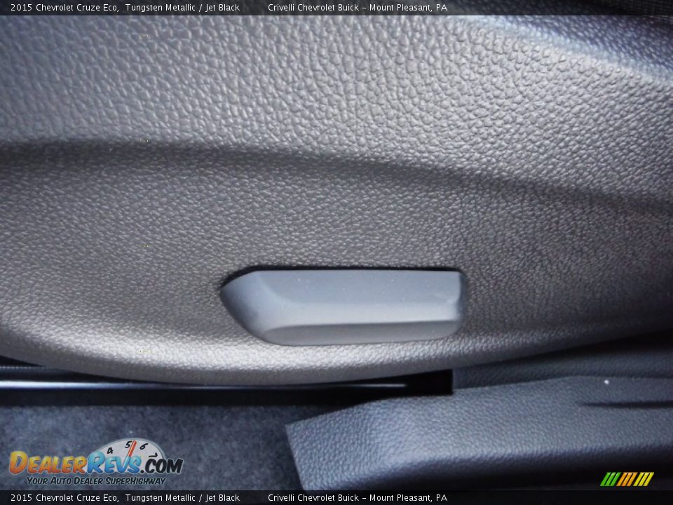 2015 Chevrolet Cruze Eco Tungsten Metallic / Jet Black Photo #11