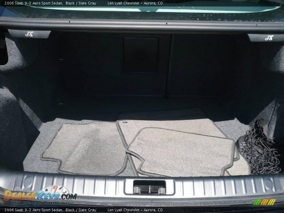 2006 Saab 9-3 Aero Sport Sedan Black / Slate Gray Photo #11