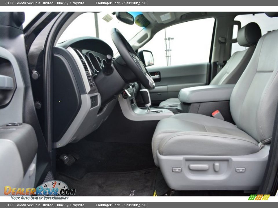 Graphite Interior - 2014 Toyota Sequoia Limited Photo #11
