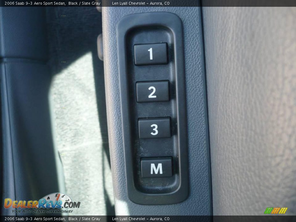 2006 Saab 9-3 Aero Sport Sedan Black / Slate Gray Photo #22