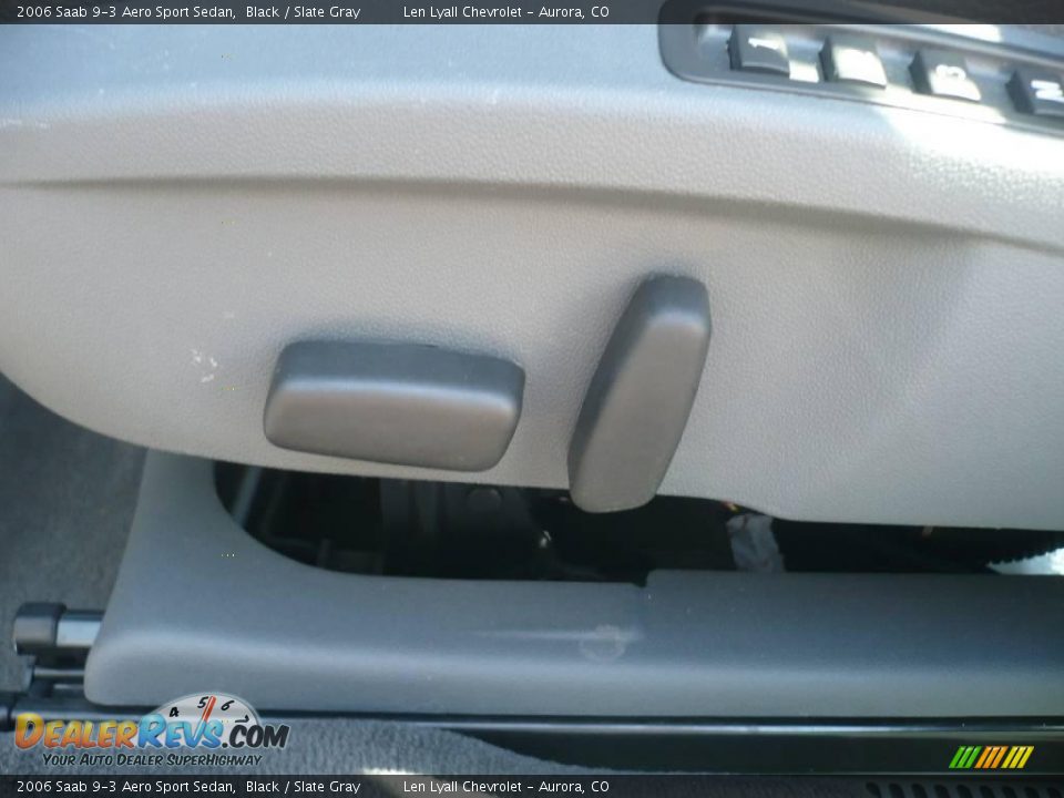 2006 Saab 9-3 Aero Sport Sedan Black / Slate Gray Photo #23