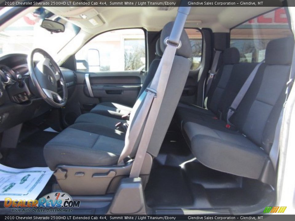 2010 Chevrolet Silverado 2500HD LT Extended Cab 4x4 Summit White / Light Titanium/Ebony Photo #7