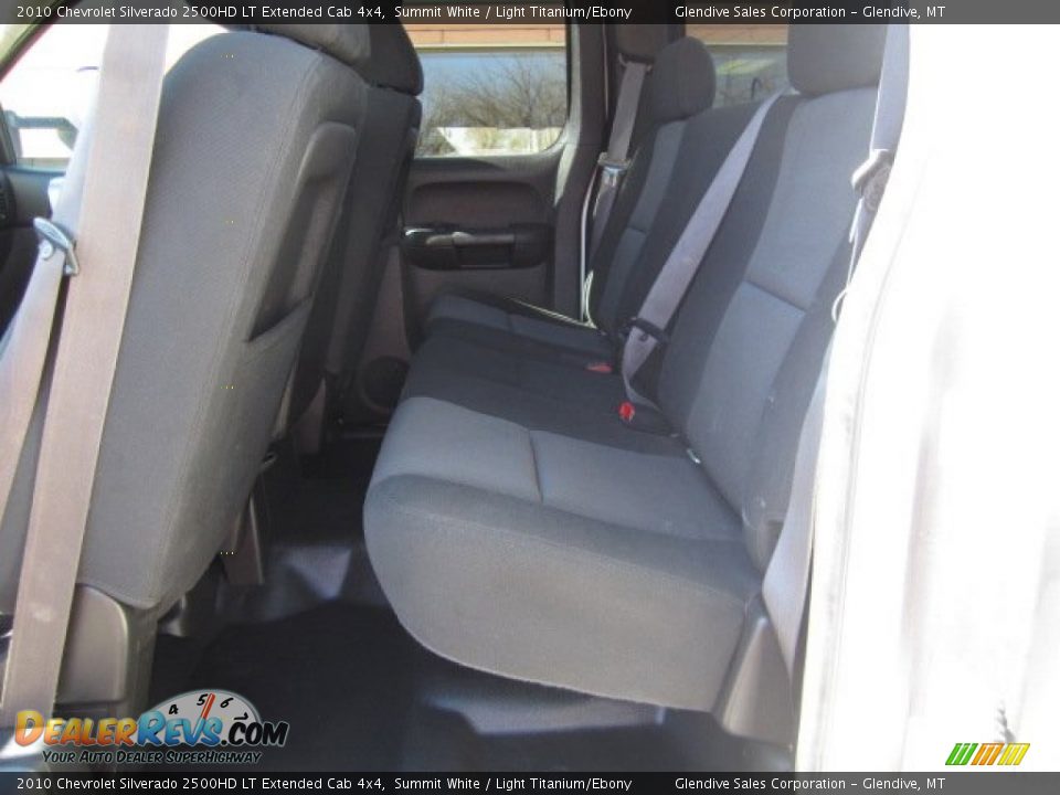 2010 Chevrolet Silverado 2500HD LT Extended Cab 4x4 Summit White / Light Titanium/Ebony Photo #12