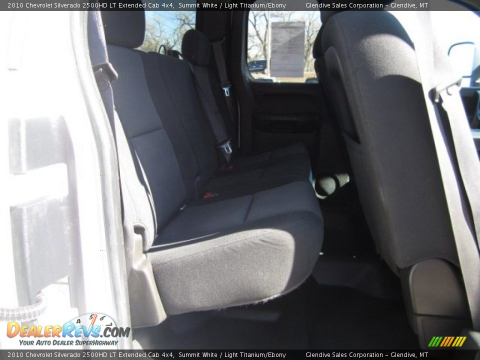 2010 Chevrolet Silverado 2500HD LT Extended Cab 4x4 Summit White / Light Titanium/Ebony Photo #15