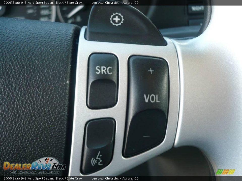 2006 Saab 9-3 Aero Sport Sedan Black / Slate Gray Photo #26