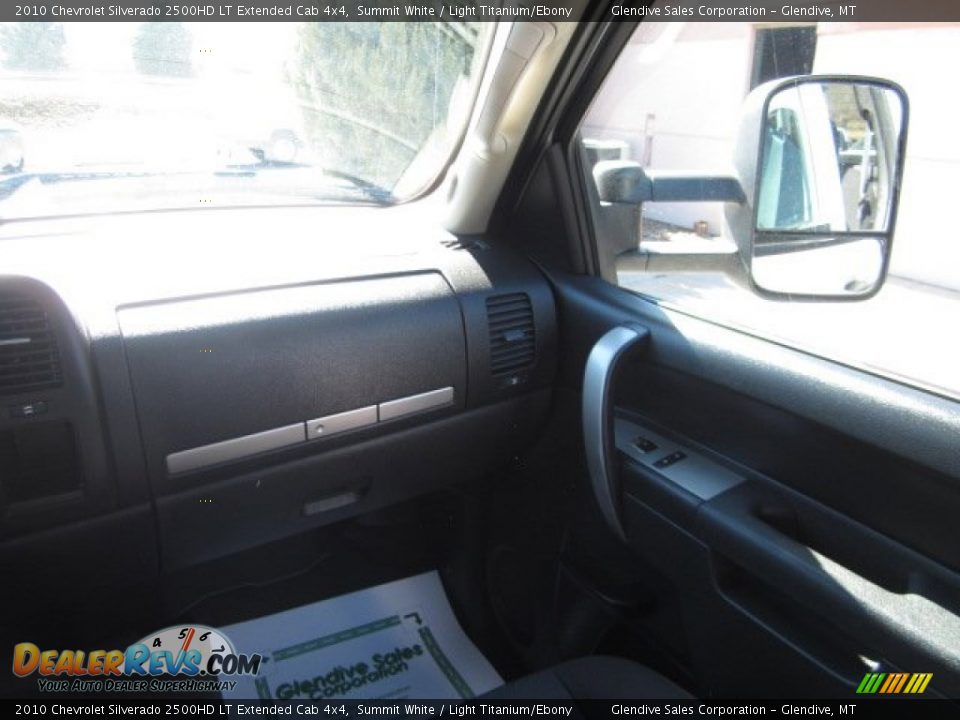 2010 Chevrolet Silverado 2500HD LT Extended Cab 4x4 Summit White / Light Titanium/Ebony Photo #18