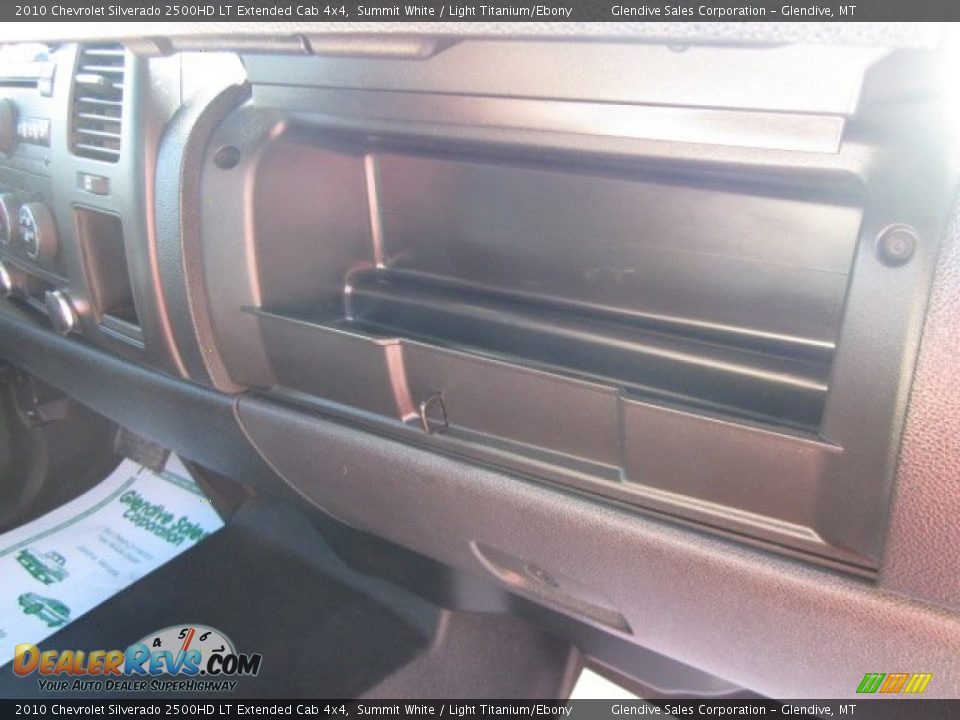 2010 Chevrolet Silverado 2500HD LT Extended Cab 4x4 Summit White / Light Titanium/Ebony Photo #20